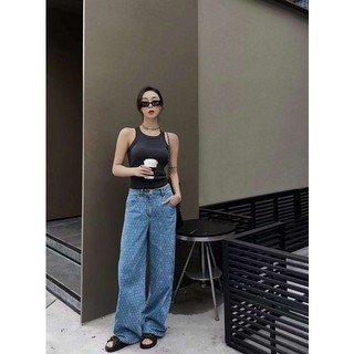 Quần jeans suông chace