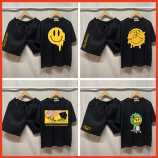 Đồ bộ nam nữ Bộ drew Nam nữ mùa hè mặc ở nhà đi du lịch chất Cotton thoáng mát Drewhouse sabistores1