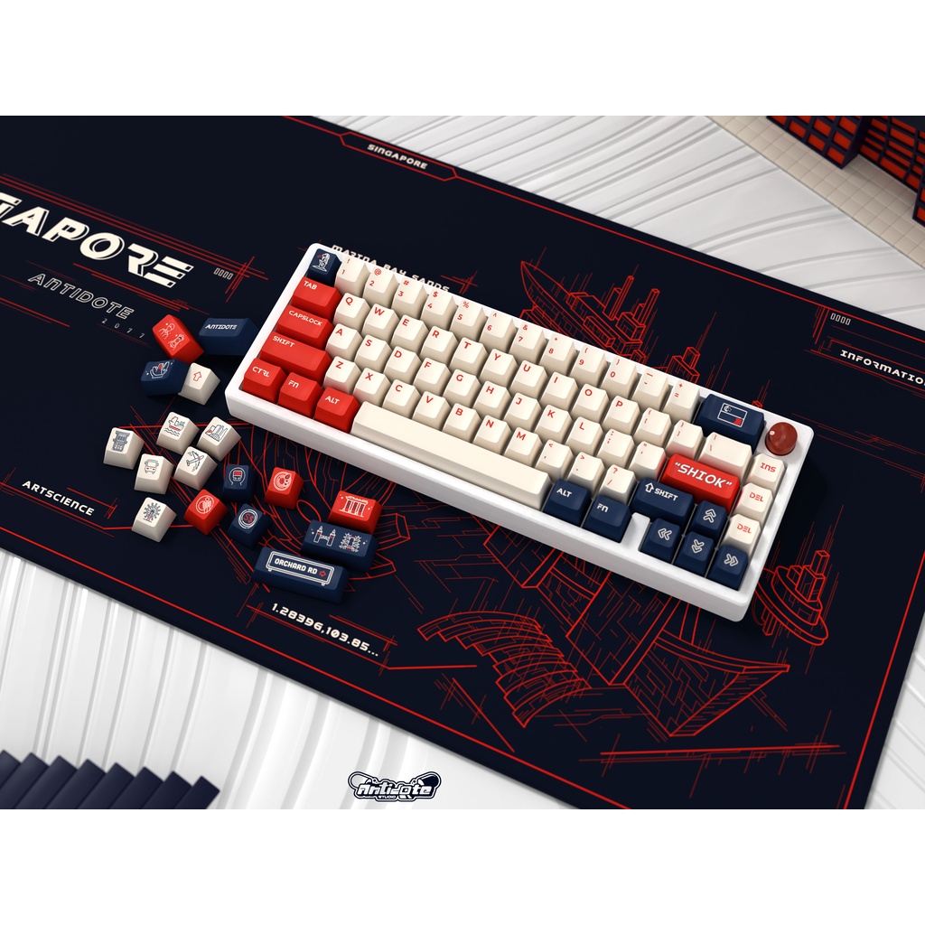 Nút bàn phím cơ Shiook PBT keycap - XDA profile - Antidote Studio