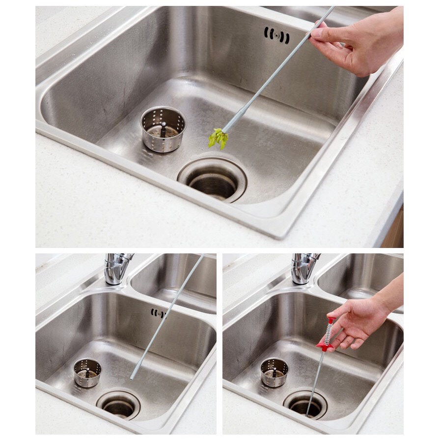 Cây Gắp Rác Bồn Rửa Bát, Ống Cống, Thông Tắc Bồn Cầu