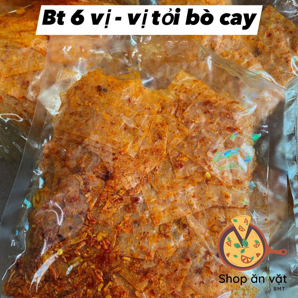 Bánh tráng trộn 6 vị Tây Ninh bánh tráng trộn sate vị bò gà tôm phomai cay - 04100136