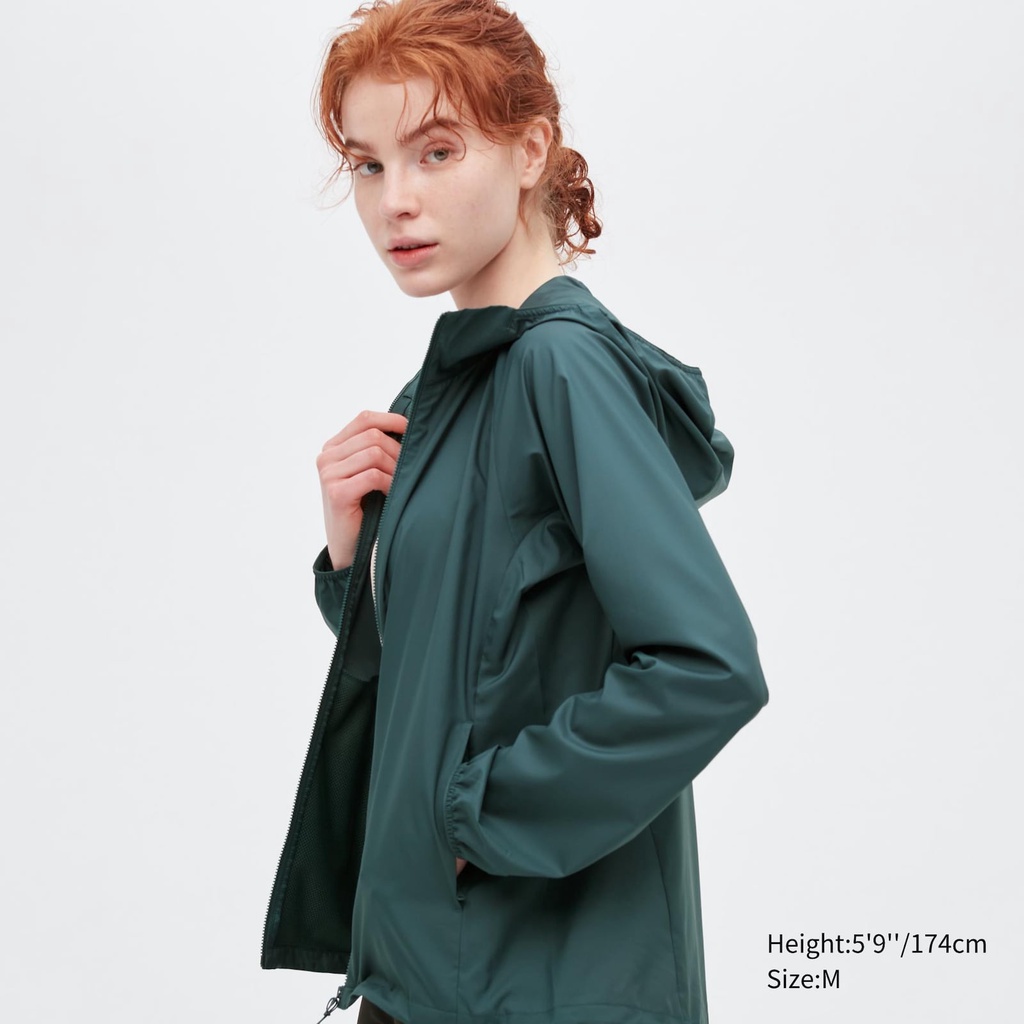 Áo gió nữ 3 trong 1 - ngăn gió, chịu mưa nhẹ, chống tia UV - Uniqlo Nhật
