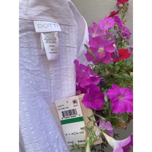 Áo khoác cover-up bikini DOTTI xuất dư xịn