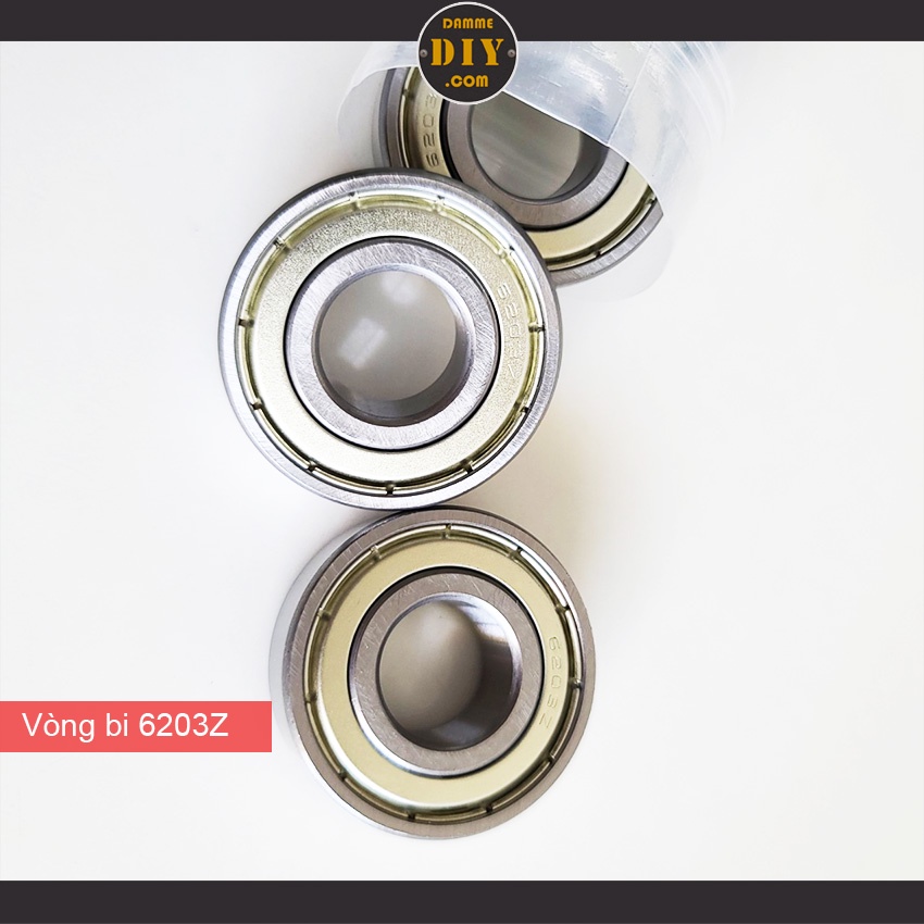 Vòng bi bạc đạn 6203Z có kích thước 17x40x12mm