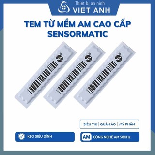 Tem từ mềm AM Sensormatic 58 kHz chống nước bắt sóng khỏe ZLAPXS2 (108 cái / vỉ)