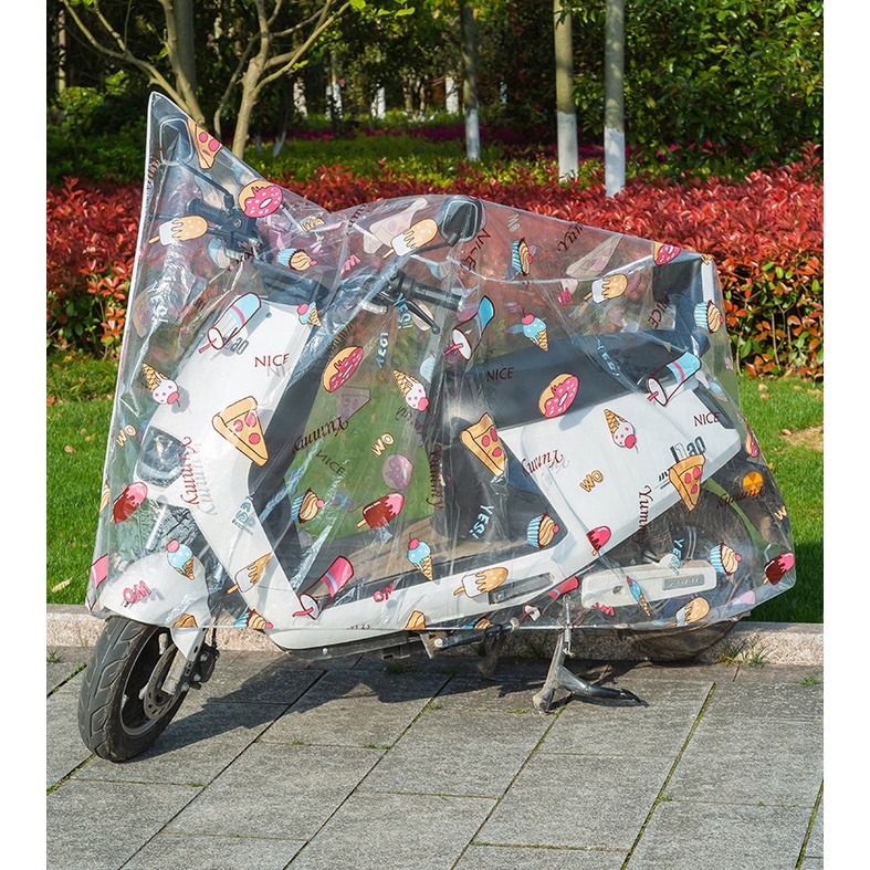 Bạt phủ xe máy áo trùm phủ bọc che mưa gió bụi vô cùng gọn nhẹ, dễ lắp đặt, sạch sẽ, không mùi