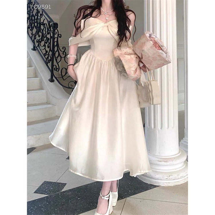 ĐẦM MAXI HAI DÂY NƠ NGỰC