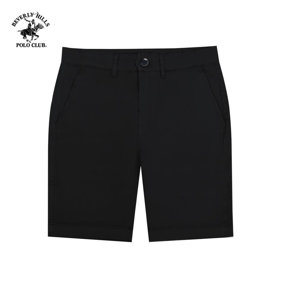 Beverly Hills Polo Club - Quần short Nam Slim Fit BK Đen- BHPC QKSS22V019