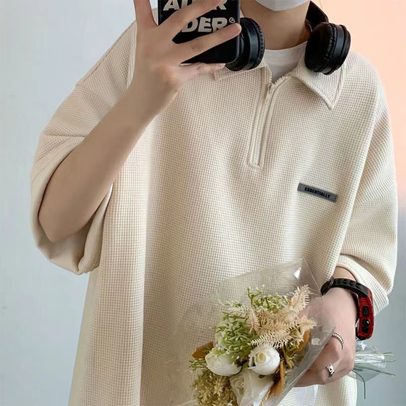 Áo polo nam thời trang áo phông nam form rộng áo polo nữ áo thun unisex phong cách Hàn Quốc  áo thun nam form rộng có cổ vintage áo thun nam cổ bẻ