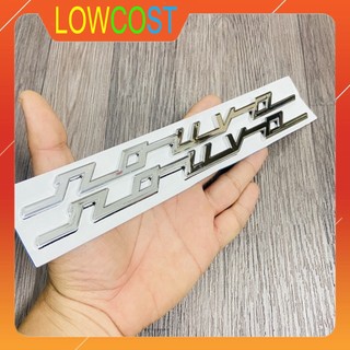 Bộ tem logo chữ nổi NOUVO 4, 5 chất liệu nhựa cứng xi bóng dán trang trí xe Yamaha