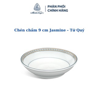 Bộ 5 chén chấm 9cm jasmine tứ quý - gốm sứ cao cấp minh long 1