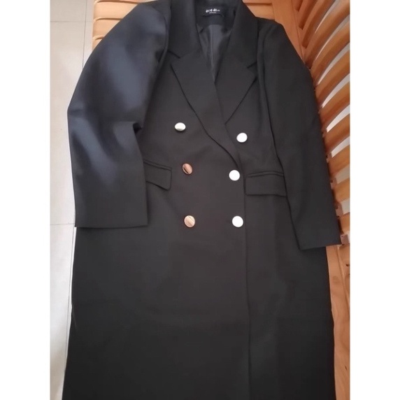 Áo khoác dáng dài form rộng dành cho nữ hàng order