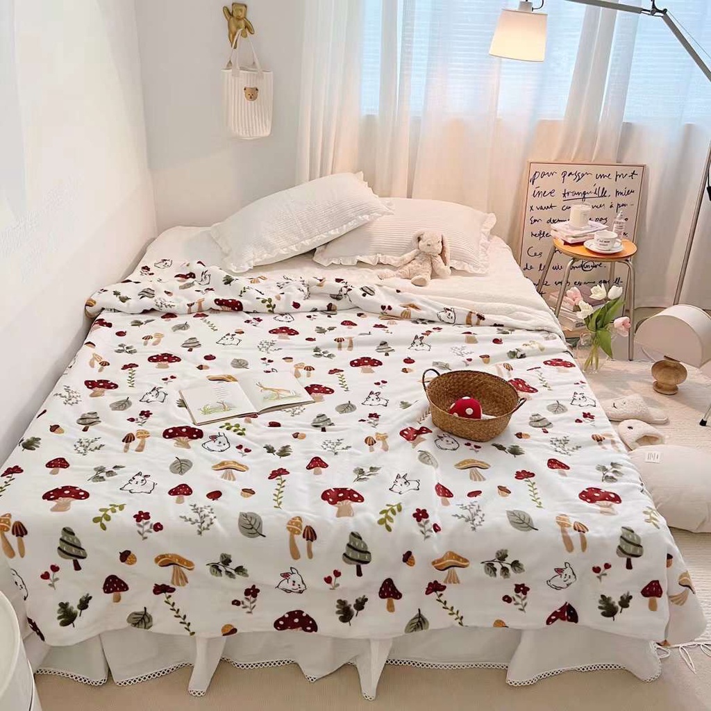 Chăn lông cừu tuyết sữa VIE HOme - Bedding kích thước 2mx2m3 êm mềm thấm hút nhiều mẫu 3D đẹp mắt