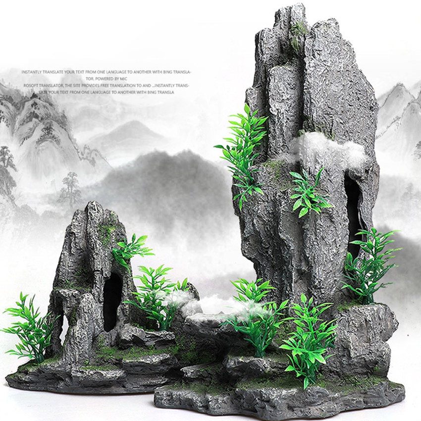 Mô Hình Trang Trí Bể Cá - Bể Thủy Sinh Tiểu Cảnh Trang Trí Bể Cá Mini Máy Bay, Ô Tô, Nhà Cổ Trang, Thuyền Đánh Cá