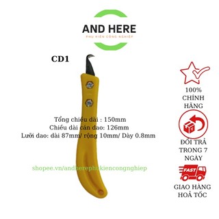 Dao cắt sợi cán nhựa cố định bắt vít