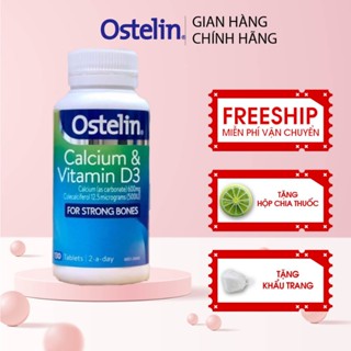 Viên uống bổ sung Canxi và Vitamin D3 cho mẹ bầu Ostelin Calcium & Vitamin