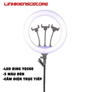 Đèn LẺ Livestream size 36cm KT 3 KẸP điện thoại có remote, ánh sáng 3 màu tùy chỉnh được,live spa makeup..