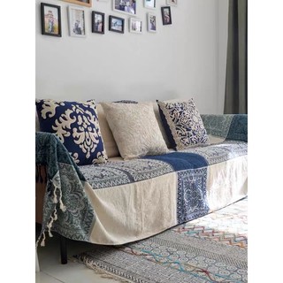 Thảm vintage phủ ghế sofa siêu mềm mịn UK15