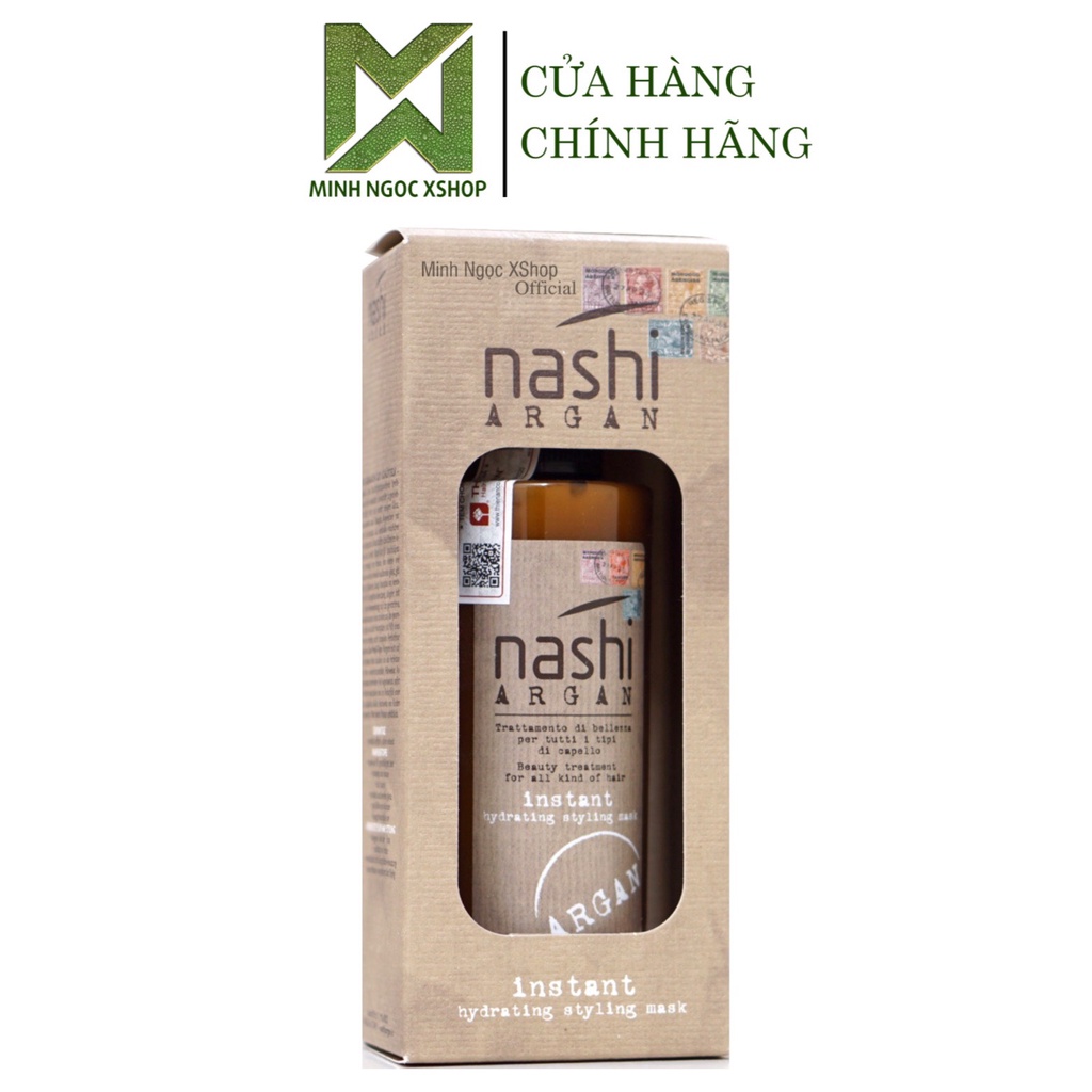 Xả khô dưỡng mềm, bóng, phục hồi, dưỡng ẩm Nashi Instant Mask Styling 150ML