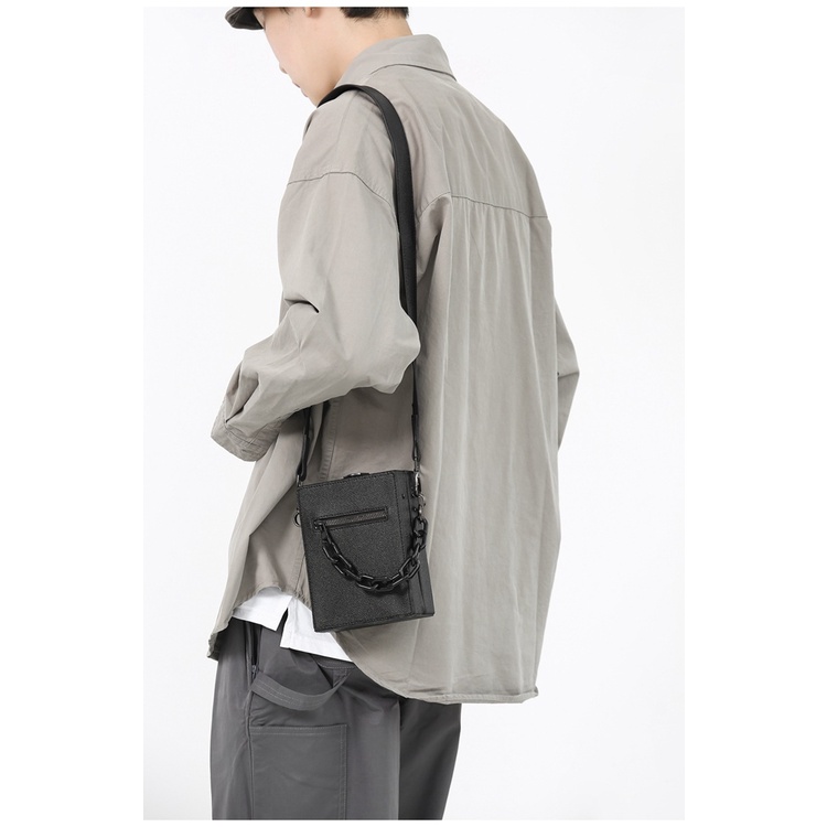 Túi đeo chéo nam nữ cá tính hot trend 2023, túi vuông cao cấp thời trang - TDV05