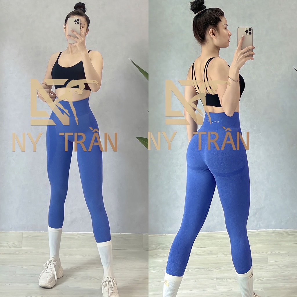 Quần dài NGVTN đồ tập gym Ny trần NT045  co giãn quần dày dặn chun mông hãng cao cấp