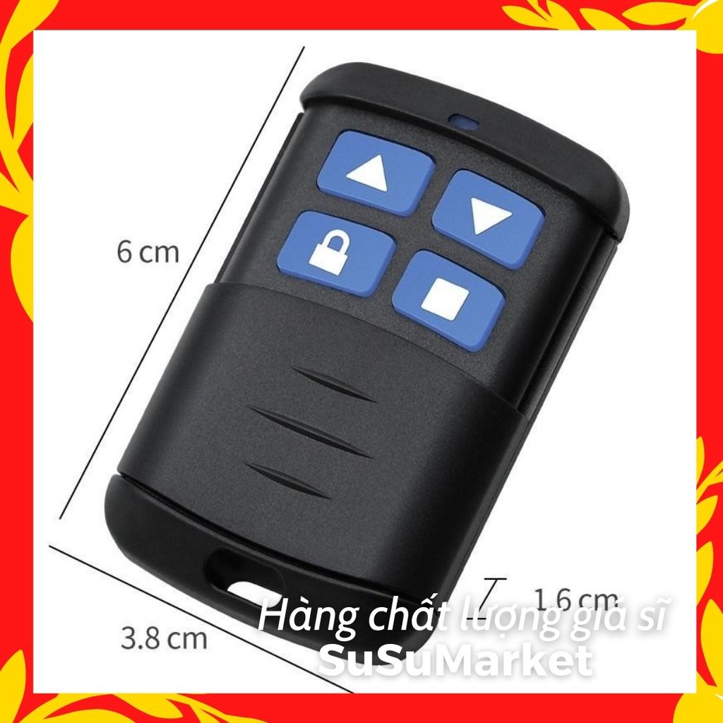 Remote cửa cuốn học mã 433-315Mhz siêu thông minh