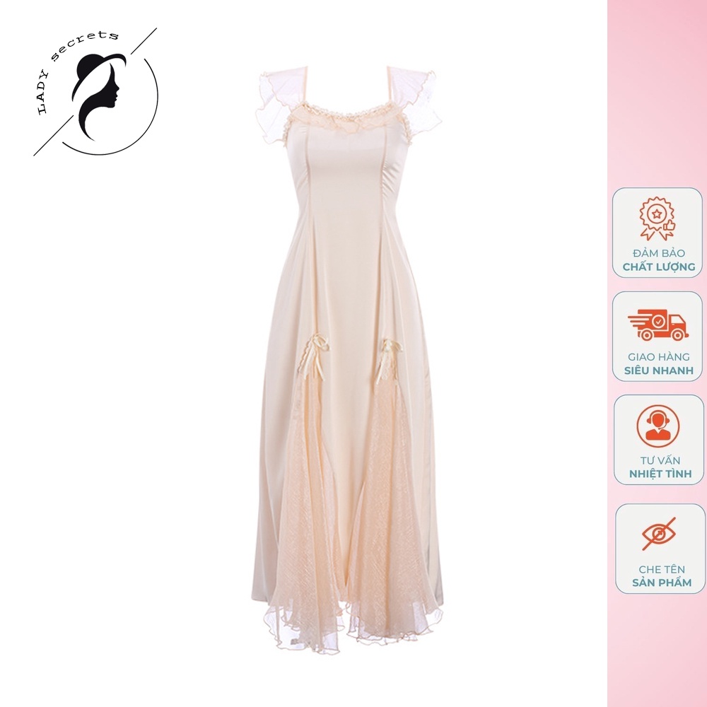 Đầm Lụa Dáng Dài LADY Phong Cách Pháp Sang Trọng Thướt Tha Dịu Dàng Nữ Tính VNĐH006