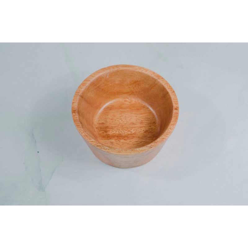 Chén chum nhỏ bằng gỗ VKU đường kính 7cm x cao 3.5cm