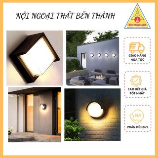 Đèn treo tường ngoài trời hình trụ tròn, hình vuông chống nước sử dụng cầu thang - hành lang - ban công AB126,AB122