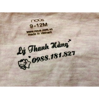 Con Dấu In Tên Bé Combo ( DẤU + MỰC)