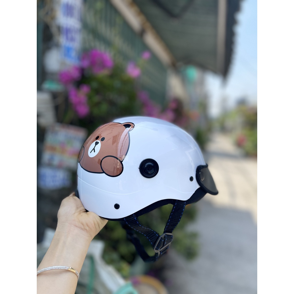 Nón bảo hiểm in hinh BRICK