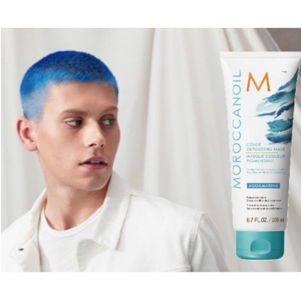 Mặt Nạ Dưỡng Bổ Sung Hạt Màu Moroccanoil Color Depositing Mask 200ml cho tóc nhuộm