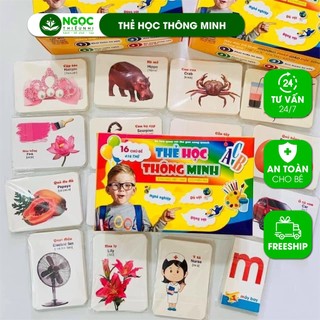 Flashcard - bộ thẻ học thông minh cho bé - 416 thẻ flashcards tiếng anh 16 chủ đề