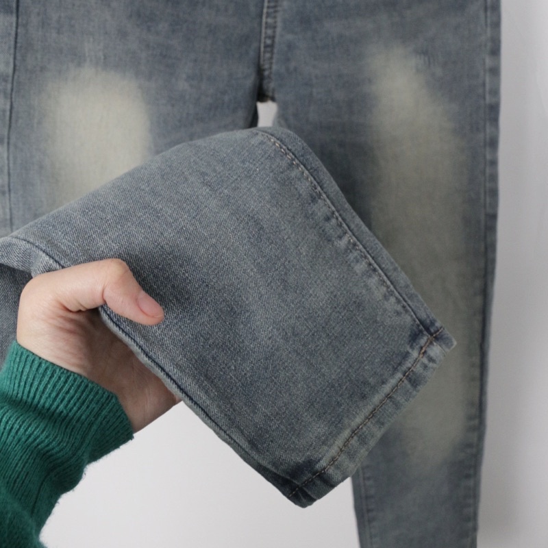 Jean skinny xanh trầm KP KPis Clothes sale 50% unisex nam nữ