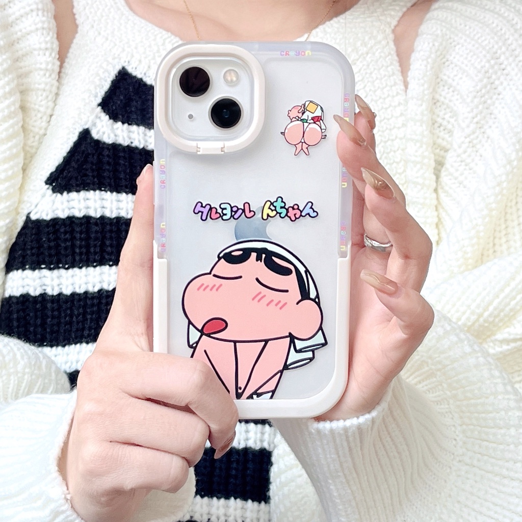 Ốp Lưng Bé Shin Ngộ Nghĩnh Nhiều Mẫu Mã Cho Điện Thoại iPhone 14 / 13 / 12 / 11 / X