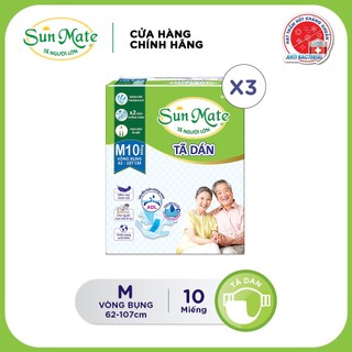 Combo 03 tã dán người lớn SunMate size M10