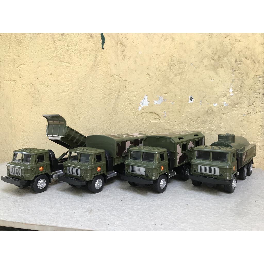 Mô hình xe Quân đội Gaz 66 tải ben 1:36