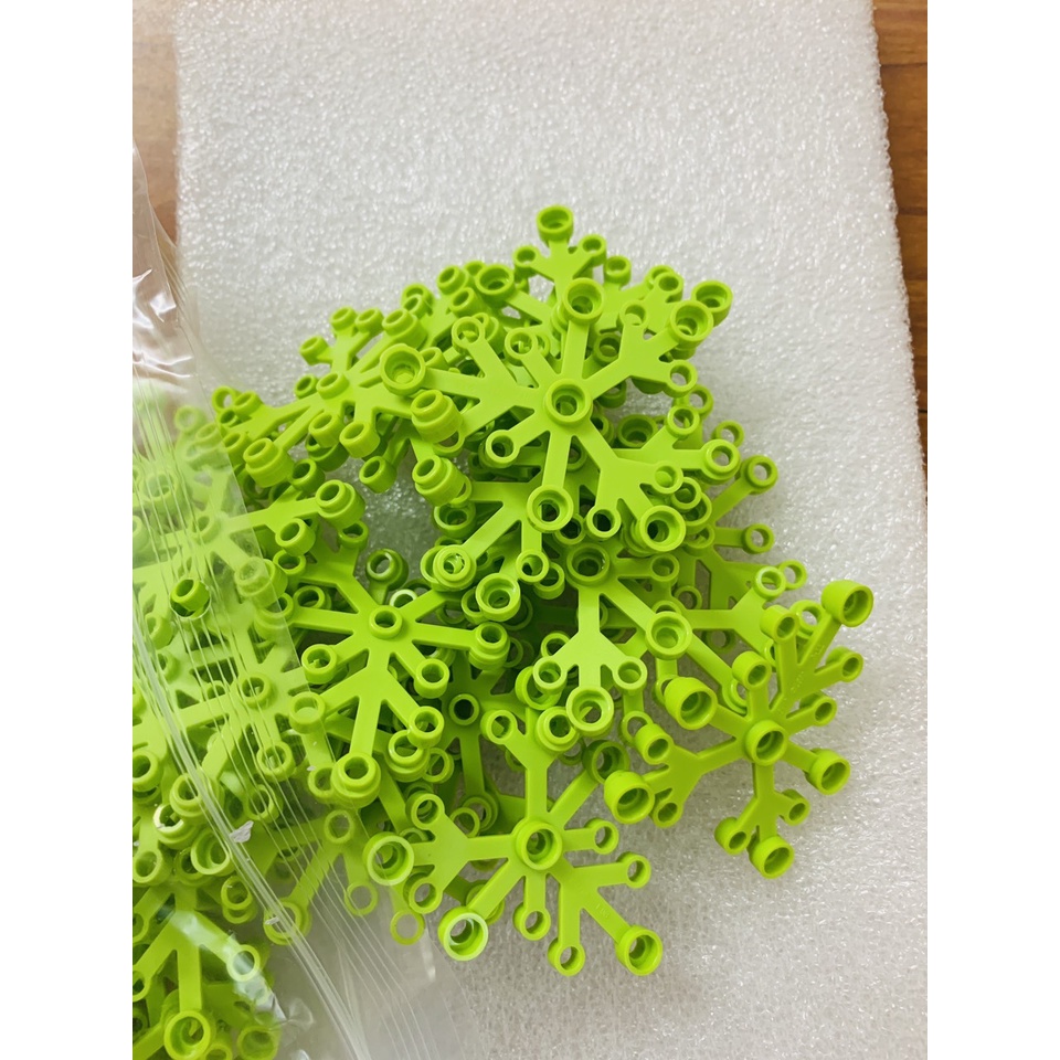 Sẵn-Gạch Lego lá to 6 x 5 / Lego Part 2417: Plant Leaves 6 x 5