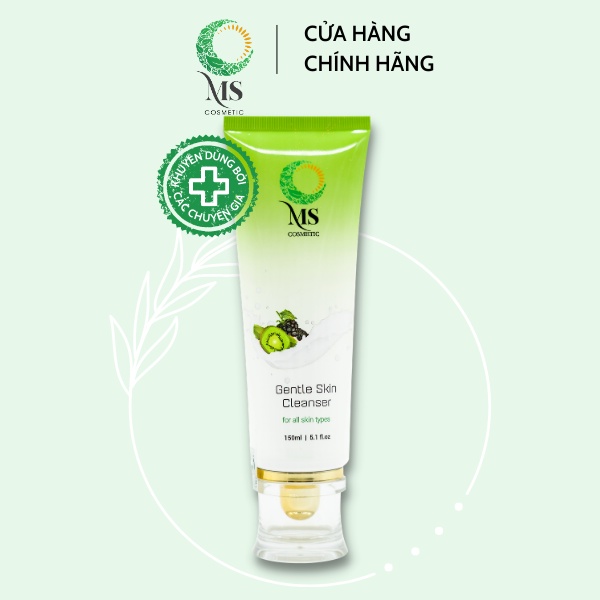 Sữa Rửa Mặt MS Gentle Skin Cleanser Gúp Kiểm Soát Nhờn Mụn, Sạch Mụn Làm Sáng Da 150ml - Mỹ Phẩm MS COSMETIC