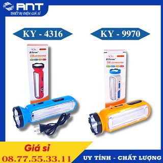 Đèn pin sạc cầm tay có bóng đèn hông ky - 4316 / ky - 9970 phát hàng màu ngẫu nhiên