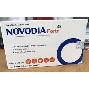 [CHÍNH HÃNG] NOVODIA FORTE Ổn định đường máu, giảm biến chứng tiểu đường - Hộp 30 Viên