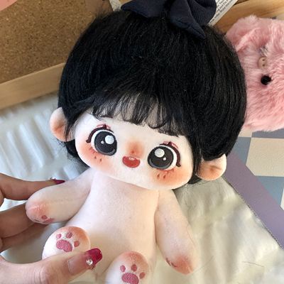 Doll không thuộc tính tóc tơ 20cm có xương - Búp bê không thuộc tính kèm outfit 20cm