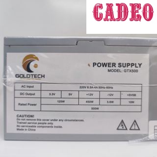 Nguồn văn phòng chính hãng GoldTech GTX 500W - Hàng mới Bảo hành 2 năm