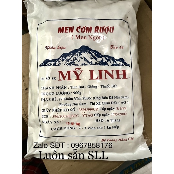 Men Cơm Rượu Mỹ Linh 900g ( Men ngọt )