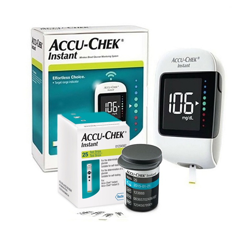 Máy đo đường huyết Accu-Chek Instant - Nhập khẩu từ Đức