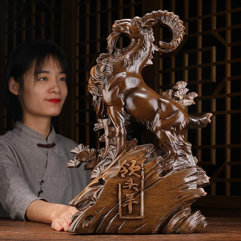 Cừu Hàng Đầu Vật Trang Trí Cừu May Mắn Công Ty Cung Hoàng Đạo Trang Trí Bàn Làm Việc Văn Phòng Máy Tính Để Bà