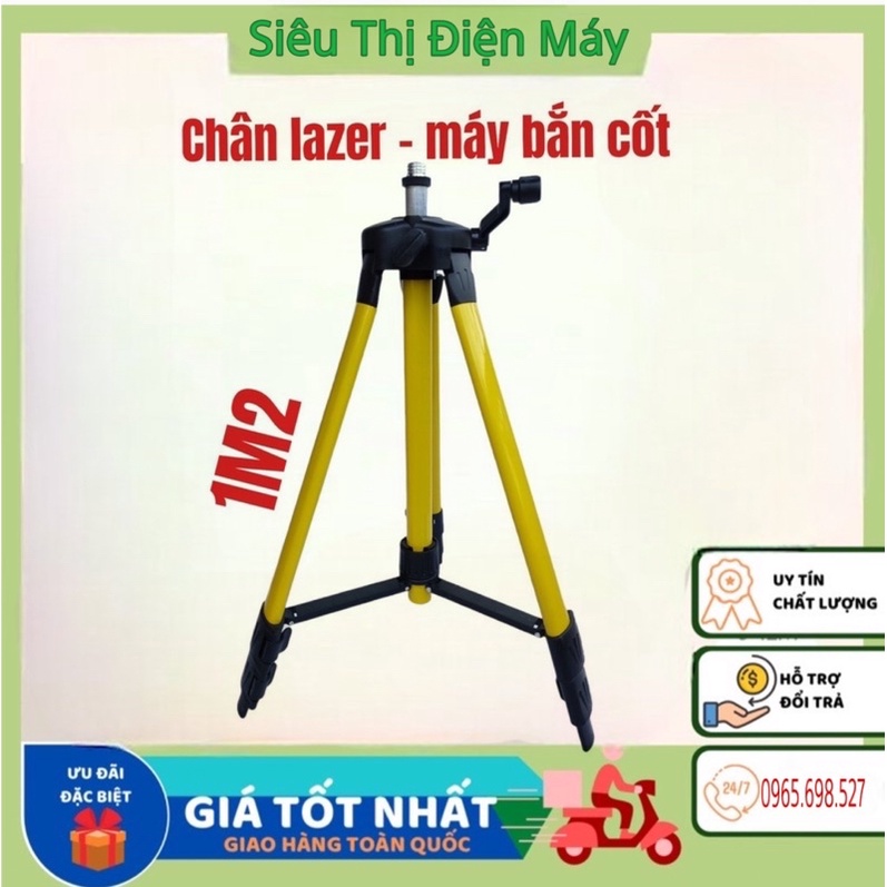 Chân Máy Laser- Chân Máy Cân Mực Bắn Cốt Loại 1m2 , Chất Liệu Thép Hợp Kim Sơn Tĩnh Điện Siêu Bền