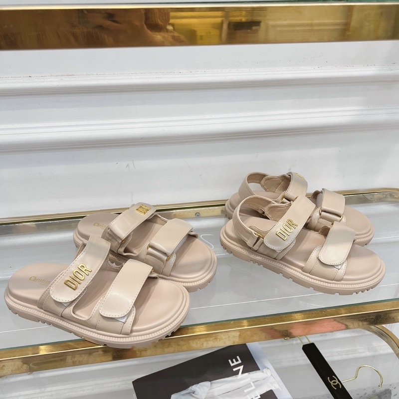 Dép sandal dán quai ngang bản 2 kiểu