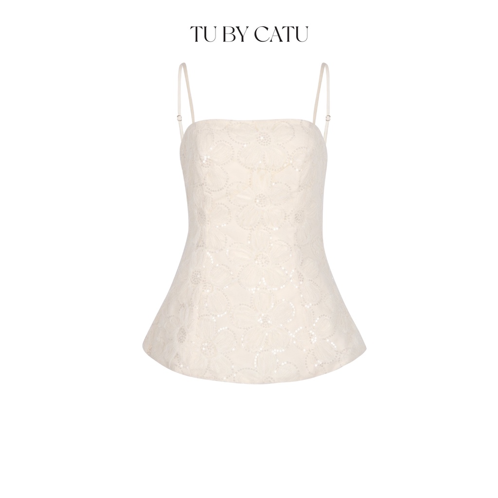 TUBYCATU | Áo 2 dây kiểu jade top - cream