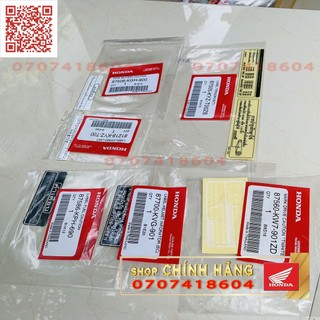 Full bộ tem thông số wave125 2018-2021 bợ cổ trắng honda thái lan | set-tem-thong-so-wave125i-2018-2021-2 7